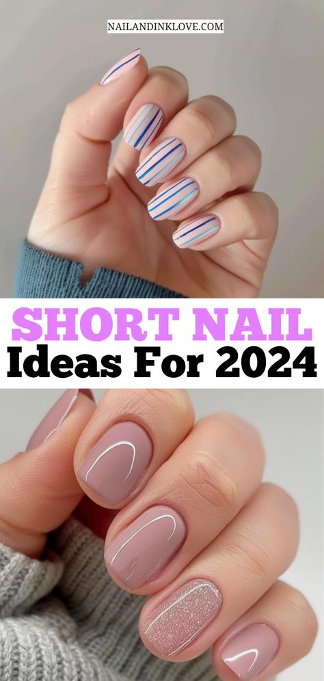 short nail ideas 2024 Creative Nail Art For Short Nails, Gel Paint Nails Ideas, Short Nails On Long Fingers, Gel Polish Nail Designs Natural Nails, Short Cute Gel Nail Designs, 2024 Summer Short Nails, Simple Short Natural Nail Designs, Subtle Gel Nail Designs, Gel X Short Nail Designs