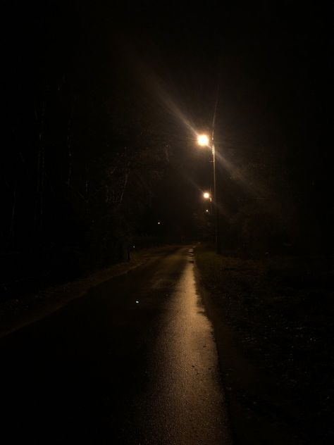 #dark #road #aesthetic #scary Dark Nighttime Aesthetic, Scary Vibes Aesthetic, Dark Road Pictures, Dark Rv Aesthetic, Scary Street At Night, Dark Hours Aesthetic, Night Terror Aesthetic, Quite Pictures Dark, Scary Yellow Aesthetic