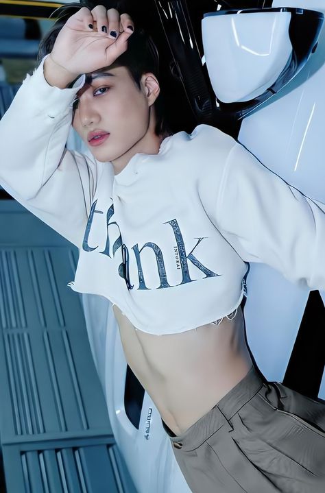 Exo Kai Crop Top, Kai Exo Crop Top, Kai Crop Top, Sekai Exo, Kpop Crop Top, Exo Jongin, Kim Kai, Kai Exo, Kim Jongdae