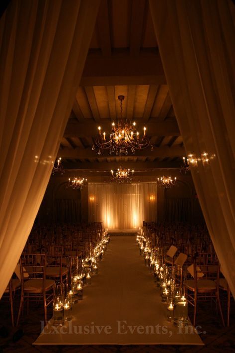 Candlelit Wedding Ceremony, Ceremony Decorations Indoor, Evening Wedding Ceremony, Mickey Wedding, Corporate Gala, Candle Light Wedding, Wedding Ceremony Decorations Indoor, Candlelit Ceremony, Candle Lit Ceremony