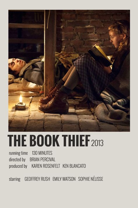 made by @majaaplb Indie Movie Posters, Book Thief, New Movies To Watch, Movie Card, Movie To Watch List, Iconic Movie Posters, Film Posters Minimalist, Bon Film, The Book Thief