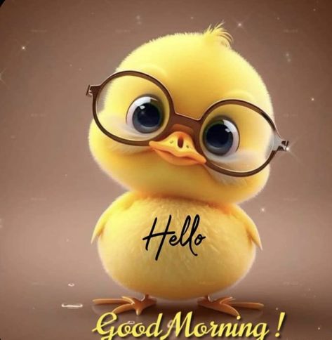 Cute Chicky - Hello & Good Morning Pictures, Photos, and Images for Facebook, Tumblr, Pinterest, and Twitter Good Morning Animals, Hello Good Morning, Good Morning Smiley, Daily Wishes, Good Morning Funny Pictures, Morning Memes, Cute Good Morning Images, Good Morning Sunshine Quotes, Happy Morning Quotes