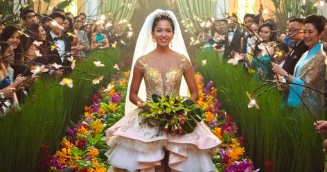 Crazy Rich Asians: What a day in the life would really cost Haute Couture, Crazy Rich Asians Wedding Dress, Asian Bridesmaid Dresses, Crazy Rich Asians Wedding, Asain Wedding, Crazy Rich Asian, Forest Theme Wedding, Crazy Rich, Crazy Rich Asians