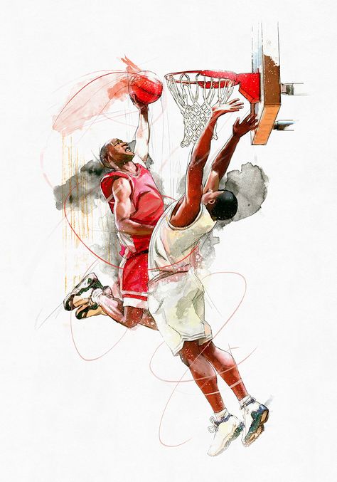 Sports Illustrations Art, Basketball Artwork, Basketball Drawings, Basketball Background, Sport Pictures, Sport Poster Design, Sport Illustration, Basketball Wallpaper, Basketball Art