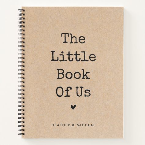 The Little Book Of Us Couple Love Journal | Personalized Photo The Story of Us Couple Journal | Our First Year Together Wedding Anniversary Gift Journal Notebook | Personalized Photo Our First Year Together Journal Notebook For Couples, Love Journal First Page Ideas, Scrapbook Journal Ideas For Couples, Couples Photo Book Ideas, Couple Photo Book Ideas, Cute Couple Journal Ideas, Couple Dairy Book Ideas, Our Love Story Book Diy Gift Ideas, Couples Notebook Ideas