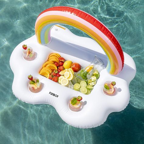 Cloud Drink, Cute Pool Floats, Floating Drink Holder, Inflatable Cooler, Floating Bar, Floats Drinks, Cool Pool Floats, Raising Canes, Cloud Craft