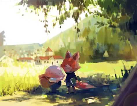 ArtStation - Tonko house fanart , Lee sohee Lighting Concept Art, Tonko House Concept Art, Cute Environment Art, Drawings Character Design, Concept Art House, House Concept Art, Concept Art Disney, Tonko House, Character Design Disney