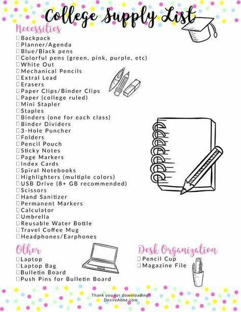 College Checklist, Checklist For College, Alabama Fashion, College Supply List, College School Supplies List, High School Supplies, College Dorm Checklist, Back To University, College Packing Lists
