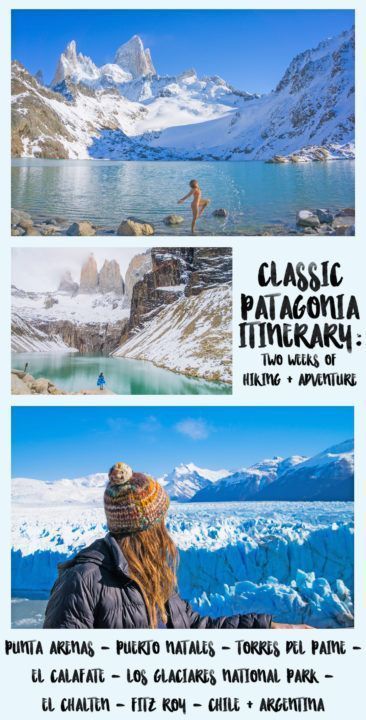 a super adventurous patagonia itinerary: 2 weeks of hiking, adventure, and outdoors in torres del paine el calafate el chalten los glaciares national park #patagonia #travel #travalinspo #travelinspiration #torresdelpaine #chile #argentina #visitchile #elcalafate #elchalten South America Destinations, Patagonia Itinerary, South America Travel Itinerary, Patagonia Travel, Latin America Travel, Backpacking South America, Chile Travel, Central America Travel, Argentina Travel