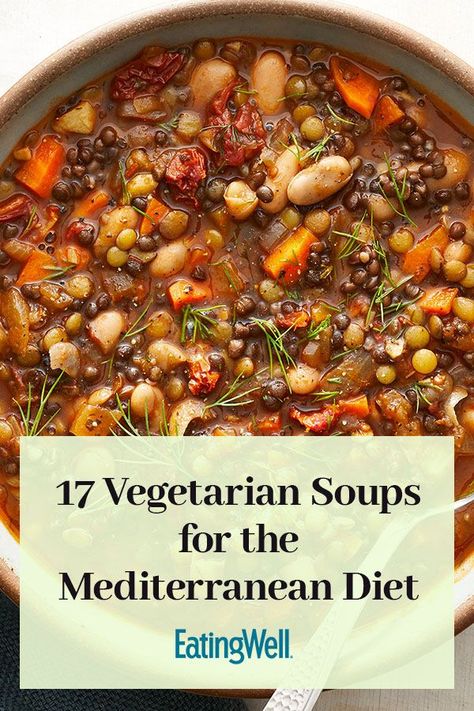 Mediterranean Soup Recipes, Mediterranean Vegetarian Recipes, Mediterranean Soup, Mediterranean Recipes Healthy, Vegetarian Soups, Mediterranean Diet Recipes Dinners, Easy Mediterranean Diet Recipes, Vegetarian Soup Recipes, The Mediterranean Diet