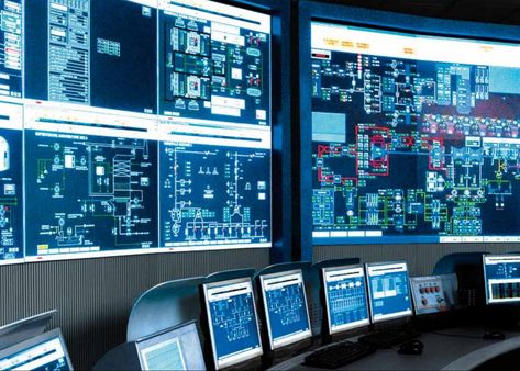 This articles gives a basic overview to Supervisory control and data acquisition (SCADA) system. It also includes a tutorial video on the same. Microsoft Company, Control Systems Engineering, Corporation Logo, Electrical Engineering Projects, Data Visualization Tools, Fourth Industrial Revolution, Automation Technology, Computer Support, Systems Engineering