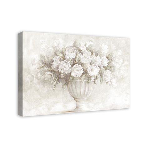 "Buy the French Country Florals 20\" x 30\" Canvas Wall Art at Michaels. com. Add a stylish touch to your home with this canvas wall art. Designed and printed in the United States on quality materials, this is a product you're sure to love. Add a stylish touch to your home with this canvas wall art. Designed and printed in the United States on quality materials, this is a product you're sure to love. Details: Canvas Wall Art accentuates the look of your interior décor, looking equally stunning i French Bathroom Decor Ideas, French Country Wall Art Bedroom, French Provincial Wall Art, French Provincial Wall Decor, French Country Mantle Decor, French Country Bathrooms, Country Mantle Decor, French Country Mantle, French Country Crafts