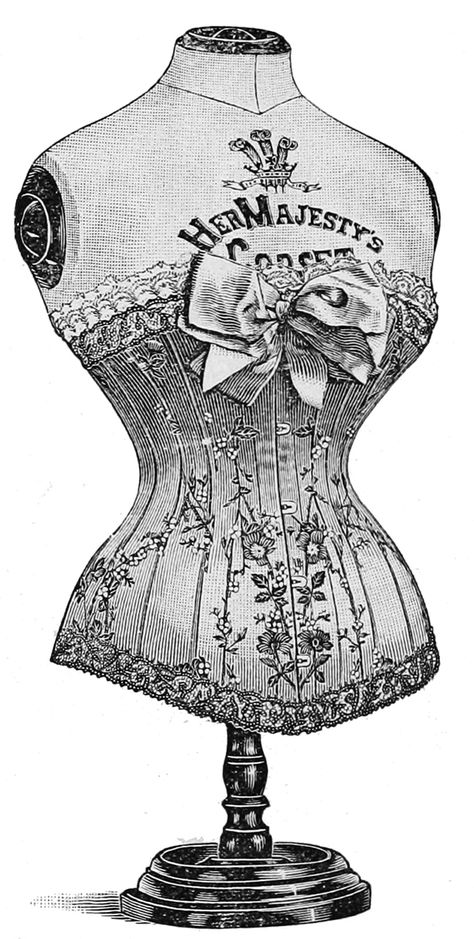 Victorian Corsets, Victorian Fashion Women, Victorian Illustration, Vintage Clip Art, Victorian Corset, The Victorian Era, Vintage Corset, Lace Tights, Images Vintage