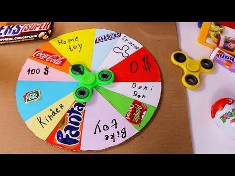 Carnival Wheel Spinner, Game Spinner Wheel, Make A Spinner Wheel, Spin Wheel Diy How To Make A, How To Make A Wheel Spinner, Spinner Wheel Diy, How To Make A Spin Wheel, Diy Spinner Wheel How To Make, Simple Prizes For Games