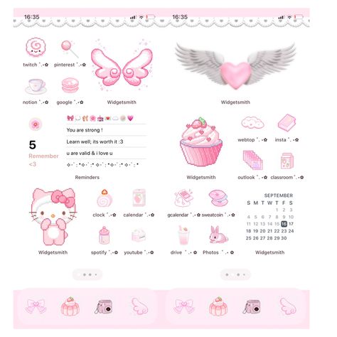 Hello Kitty Homescreen Layout Pink, Ios 16 Wallpaper Ideas Homescreen Pink, Pink Hello Kitty Ios 16 Wallpaper, Pink Hello Kitty Homescreen Layout, Hello Kitty Ios Homescreen, Hello Kitty Ipad Homescreen, Phone Themes Hello Kitty, Hello Kitty Layout Iphone, Pink Iphone Layout Aesthetic