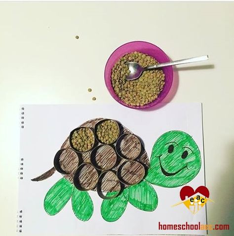 Preschool Sea Turtle Activities, Turtle Activities For Preschool, Kaba Motor Becerileri, Physical Activities For Toddlers, Turtle Activities, Early Childhood Education Activities, Aktiviti Kanak-kanak, Craft And Art, Fine Motor Activity