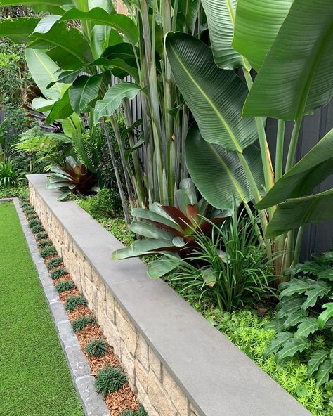 Work with the space you have…A good garden should respond well to its surroundings in a way that pleases the eye while still maintaining… | Instagram Tropical Backyard Landscaping, Small Tropical Gardens, Landscape Design Small, Bali Garden, Tropical Landscape Design, Balinese Garden, Tropical Garden Design, Tropical Backyard, Desain Lanskap