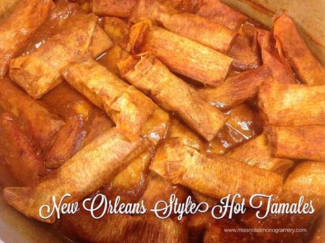 New Orleans, Hot Tamales Recipe, Spanish Recipe, Texas Recipes, Louisiana Cooking, Tamales Recipe, Recipes Southern, Mexican Meals, New Orleans Style