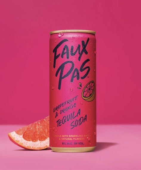 Betches To Launch ‘Faux Pas’ Ready To Drink Canned Cocktails Made For Millennials Drink Can Product Photography, Drink Can Photography, Ready To Drink Cocktails, Canned Cocktail Packaging, Soda Can Photography, Can Photography Drink, Can Drink Photography, Canned Drink Photography, Can Cocktails