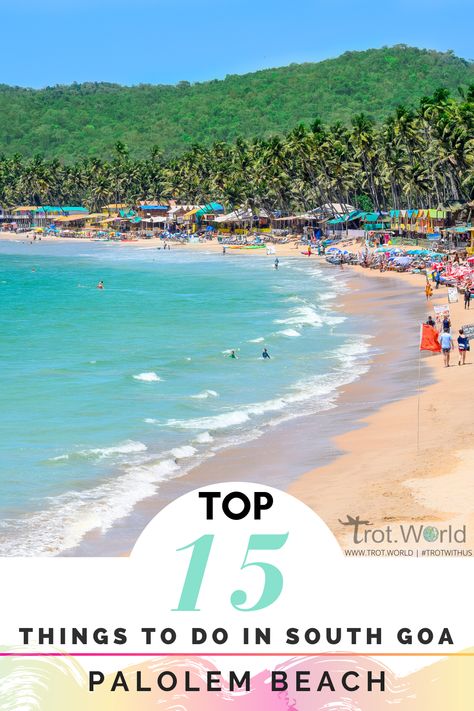 Here is a guide to the top things to do in Palolem beach, one of the best beaches in South Goa, India. It is truly the best place to visit while in Goa. From yoga to shopping; to the best Palolem beach huts and places to eat in, and so much more. Bonus, it's a photography and nature lovers paradise too! Ps. In case you are debating between North Goa vs South Goa, read this list, and you will have your decision made easy for you! Patnem Beach Goa India, Palolem Beach Goa, South Goa Itinerary, South Goa Places To Visit, Goa Holiday, Goa Tourism, Palolem Beach, Butterfly Beach, India Vacation