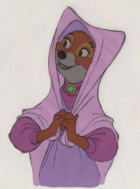 Disney’s ROBIN HOOD Animation Cel of MAID MARIAN, 1973 Disney's Robin Hood, Maid Marian Disney, Robin Hood Animated, Giving To The Poor, Robin Hood Maid Marian, Disney Robin Hood, Robin Hood 1973, Prince John, Robin Hood Disney