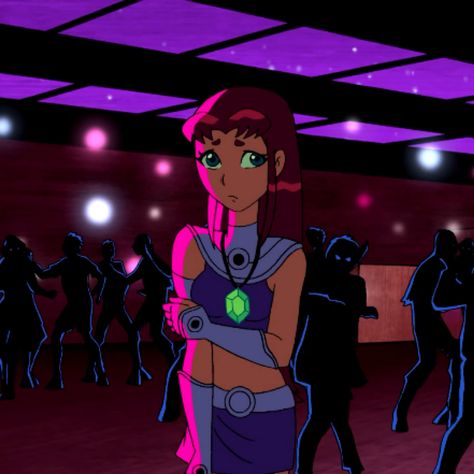 Starfire Titans, Teen Titans Characters, Teen Titans Starfire, Starfire And Raven, Nightwing And Starfire, Fire Icons, Grunge Couple, Teen Titan, Go Wallpaper