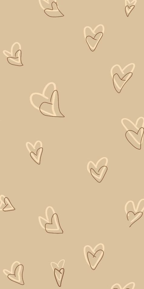 Cute Aethestic Wallpaper Brown, Beige Aesthetic Heart Wallpaper, Iphone Wallpaper Asthetics, Aethestic Wallpaper Iphone, Beige Heart Wallpaper, Brown Phone Theme, Brown Asthetics Wallpaper, Wallpapers Iphone Fondos Asthetics, Aethestic Wallpapers