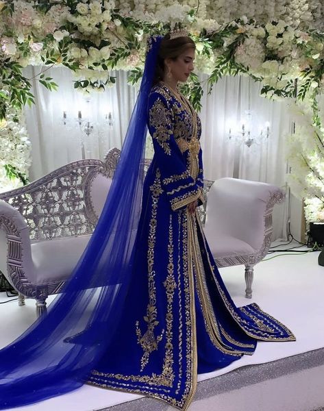 Morrocan Wedding Dress, Blue Bridal Dress, Fashion Trends For 2023, Moroccan Wedding Dress, Afghan Wedding Dress, Morrocan Dress, Wedding Dresses London, Moroccan Kaftan Dress, Arabic Wedding Dresses