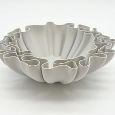 3d Printed Pottery, 3d Printing Ceramic, Clay 3d Printing, Ceramic 3d Printing, 3d Printed Ceramics, 3d Print Decor, 3d Print Design, Wavy Bowl, 3d Tiskárna