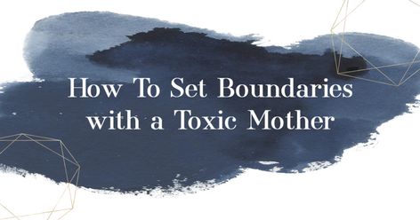 My course "How to Deal with Toxic People - God's Way" can help you say goodbye to guilt and hello to healthy boundaries. Click here for more information Toxic Mothers, Deal With Toxic People, Toxic Mother, Proverbs 13, Relationship Boundaries, Practicing Self Love, Toxic Family, Set Boundaries, Healthy Boundaries