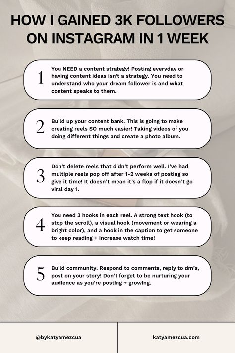 Here's my Instagram marketing tips on how to grow your following quickly. This is the exact instagram growth strategy I used to gain 3,000 followers in one week! Social Media Growth Strategy, Grow Instagram Followers, Gain Instagram Followers, Grow Social Media, Social Media Content Strategy, Social Media Marketing Planner, Social Media Content Planner, More Followers On Instagram, Instagram Plan