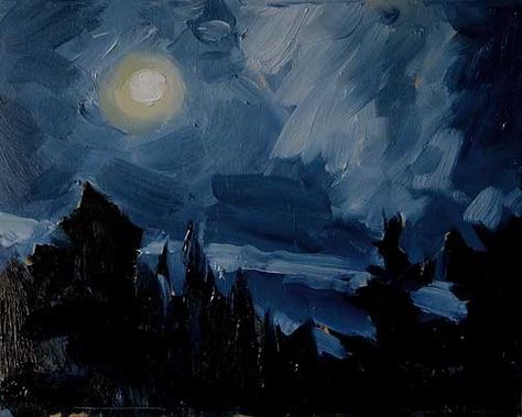 Weimar, Dark Blue Aesthetic Painting, Night Icons Aesthetic, Night Skies Painting, Dark Blue Art Aesthetic, Blue Paint Aesthetic, Blue Paintings Aesthetic, Night Painting Aesthetic, Blue Art Aesthetic Painting