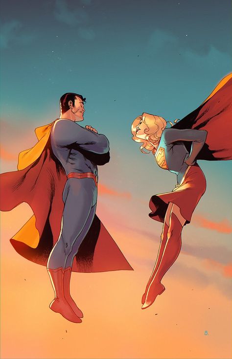 Black Canary, Supergirl And Superman, Superman And Supergirl, Superman Supergirl, Comics Illustration, Superman Art, Univers Dc, Arte Dc Comics, Dc Comics Characters