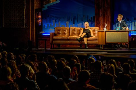 Live Studio Audience, Talk Show Aesthetic, Talk Show Set Design, Future Board, Tv Set Design, Late Night Show, Stage Set Design, Late Night Talks, Central Square