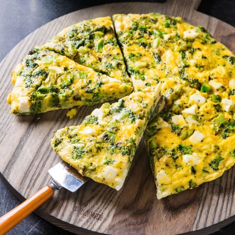 Broccoli And Feta, Broccoli Feta, Feta Frittata, Breakfast Scones, Frittata Recipe, Grape Salad, America's Test Kitchen Recipes, Frittata Recipes, America's Test Kitchen