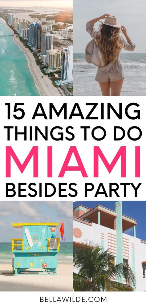 Planning the perfect trip to Miami? Read this post for all the best things to do in Miami, Florida! — florida travel guides | miami travel guide | miami bucket list | miami florida vacation | miami girls trip | florida places to visit | florida bucket list | south florida | miami day trips | weekend in miami | florida travel tips | unique places miami | hidden gems miami | instagrammable places miami Miami Best Places, Miami Trip Packing Lists, Things To Do South Beach Miami, Family Friendly Things To Do In Miami, What To Do In Miami For A Day, Miami Hidden Gems, Miami In November, Miami 3 Day Itinerary, Top Things To Do In Miami