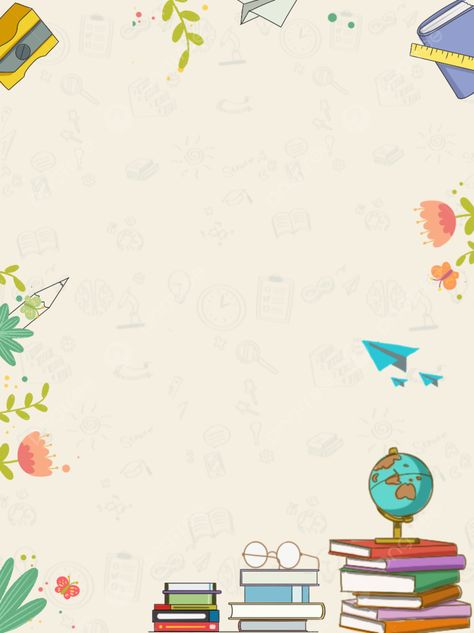 Download this HD wallpaper of Childlike Background Of Kindergarten Enrollment Stationery During The School Season. You can download more Childlike Background Of Kindergarten Enrollment Stationery During The School Season, Beige, Cartoon, School Season wallpaper photos for totally free and use as phone wallpapers. | 1193388 Wallpaper Iphone Quotes Backgrounds, School Border, Classroom Background, Design For Beginners, Amazing Wallpaper, School Images, School Cartoon, School Frame, Paper Background Design