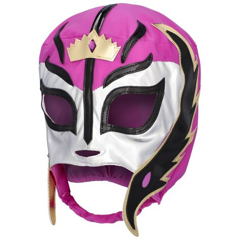 Pay a nod to one of sports entertainment's most highly regarded bouts by bringing home this Rey Mysterio WCW Halloween Havoc 1997 Special Edition Replica Mask. With a design inspired by Lee Falk's comic, The Phantom, this distinct mask mirrors the headpiece worn by Mysterio during his epic first WCW encounter with Eddie Guerrero. Mysterio won their highly regarded mask vs. title match, meaning he kept his mask safe. It comes with a complementary tote bag should you need to keep this commemorative piece of sports entertainment history safe in transit. Rey Mysterio Halloween Havoc, Halloween Havoc, Wwe Outfits, Eddie Guerrero, Rey Mysterio, Costume Mask, The Phantom, Wwe Wrestlers, Headpiece