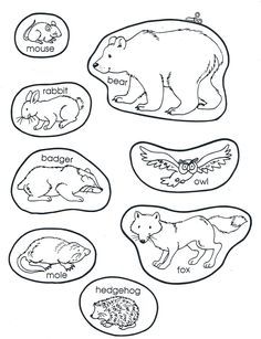 The Mitten Animals Free Printable The Mitten Book Activities, Animals That Hibernate, January Activities, Jan Brett, Winter Classroom, Winter Kindergarten, The Mitten, Author Studies, Winter Preschool