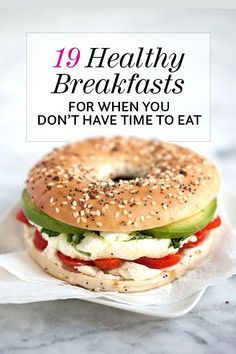 Forgoing the most important meal of the day is no way to start the morning. Here's 19 recipe ideas to make sure your morning shines. Chapati, Healthy Breakfasts, Healthy Desayunos, Menu Sarapan Sehat, Foodie Crush, Diet Vegetarian, Breakfast Meal Prep, Time To Eat, Breakfast Time