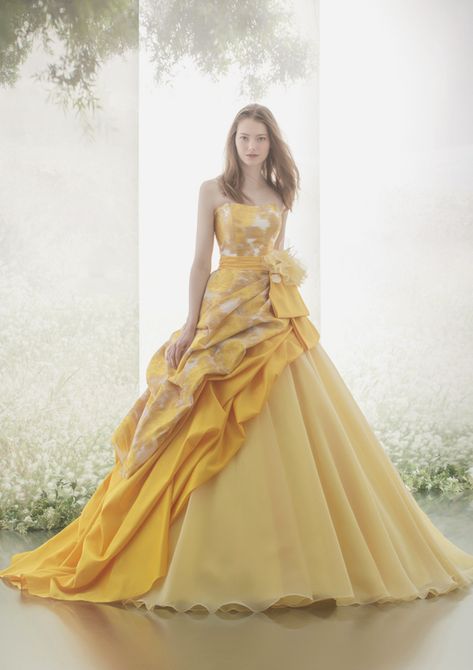 Hardy Amies, Yellow Ball Gown, Yellow Wedding Dress, Pretty Quinceanera Dresses, Unique Prom Dresses, فستان سهرة, Fantasy Gowns, Ball Gowns Evening, Bridal Dress Design
