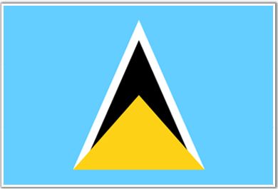 St. Lucian Flag St. Lucia, St Lucia Flag, World Country Flags, Caribbean Life, Country Information, 1 March, Lesser Antilles, Saint Lucia, Country Maps