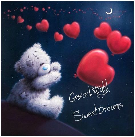 Sweet Dream Teddy Bear heart good night sweet dreams good night images Good Night For Him, Teddy Bear Quotes, Night Love Quotes, Good Night Love Messages, Good Night Love Quotes, Good Night Love Images, Cute Good Night, Slaap Lekker, Good Night Prayer