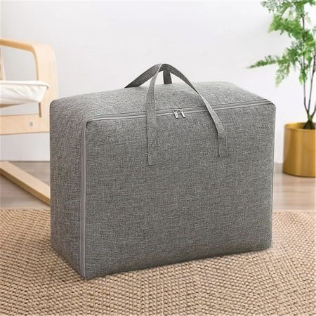 Features: The organizer is made of 60%Cotton,40%Linen which makes it durable, proof and proof. A lightweight, convenient to moving boxes where no extra packing supplies are needed. Just unfold and begin packing. Perfect for packing your belongings when moving or college dorms. Our storage bags features a double zipper design that allows it to easily slide along the closure when in use. The two-way zippers allow easy usage regardless of how full the bag is. This bag has a large capacity and can s Under Bed Organization, Garage Closet, Under Bed Storage Containers, Comforter Storage, Closet Cabinet, Closet Storage Bins, Storing Christmas Decorations, Large Storage Bags, Quilt Bag