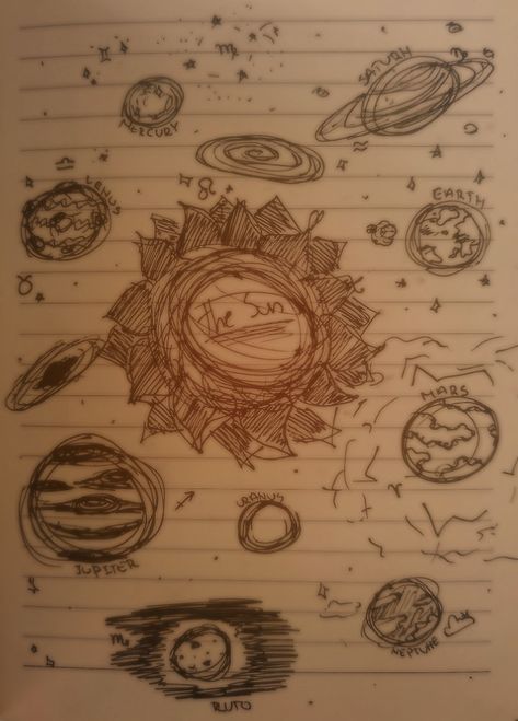 #universe #planets #wallpaper #universewallpaper #planetswallpaper
#solarsystem #sketch #drawing #journaling #aesthetic Universe Aesthetic Drawing, Astronomy Drawing Aesthetic, How To Draw A Planet With Rings, Astronomy Aesthetic Drawing, Planet Sketches Solar System, Planets Wallpaper Solar System, Solar System Drawing Aesthetic, Aesthetic Planets Wallpaper, How To Draw Planets