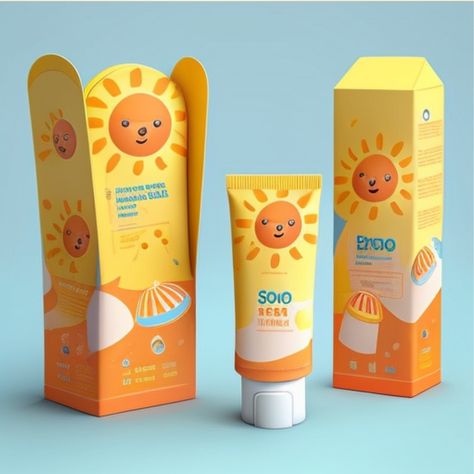 Sunscreen for Children Packaging Design | Design Ispiration | Sunscreen Branding | Sunscreen Brand Identity| Brand identity examples | Packaging Design Ideas | Sunscreen Brand Template | Brand Identity for Sunscreen Brand | Sunscreen Packaging | Skincare Packaging | Packaging Design Inspiration | Brand Packaging | Product Packaging| Created by #MidjourneyAI, #Midjourney #aiart #art #ai #artificialintelligence #machinelearning #aiartcommunity #aiwebsite Sunscreen Branding, Sunscreen Packaging Design, Packaging Skincare, Sunscreen Packaging, Brand Template, Packaging Design Ideas, Beauty Advertising, Skincare Packaging, Packaging Product