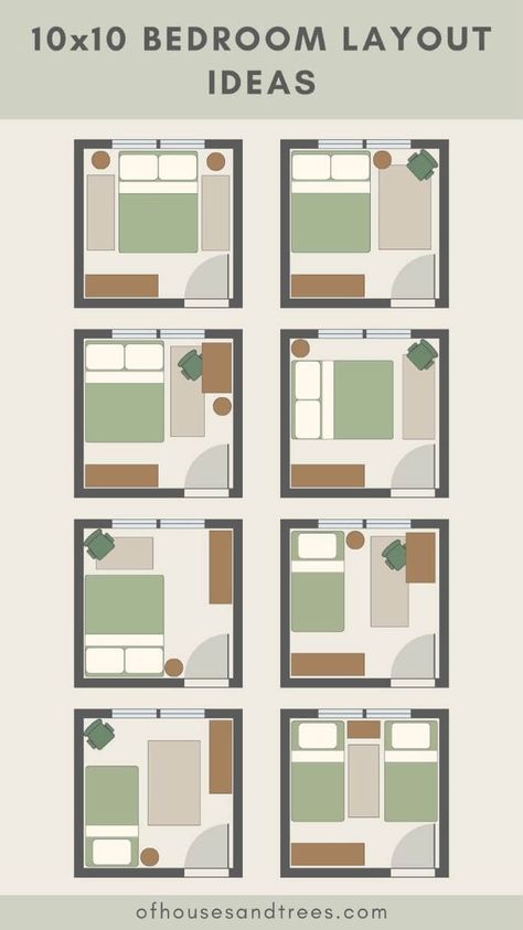 Bedroom Layouts With Windows, Room Set Ups Bedrooms Layout, Bedroom Layout Dimensions, Bedroom One Window Layout, Small Living Layout Ideas, Guest Bedroom Ideas With Carpet, 8 X 10 Bedroom Ideas, Awkward Apartment Layout, Small Living Area Layout