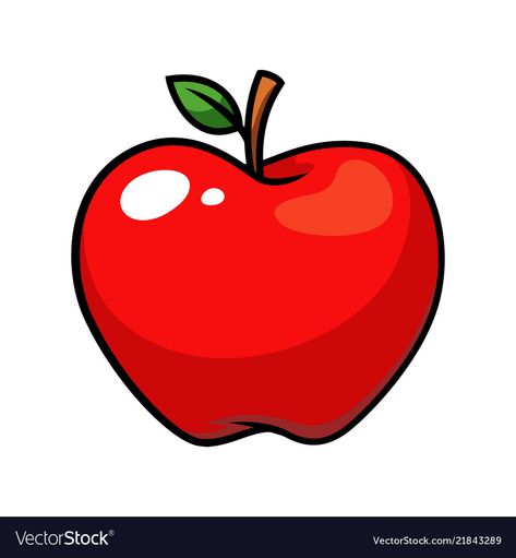 Apple Images Fruit, Apple Cartoon Image, Cartoon Apple Drawing, Apple Cartoon Drawing, Cute Apple Drawing, Apple Fruit Wallpaper, Apple Fruit Illustration, Fruits Cartoon, Apple Cartoon