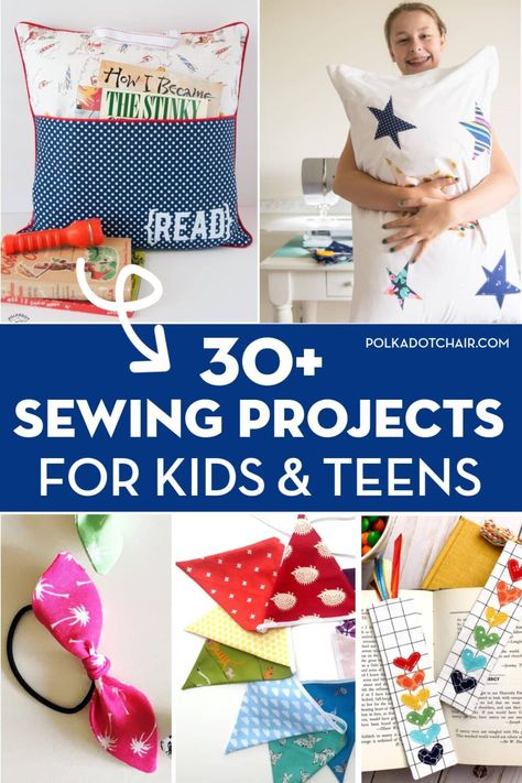 Couture, Beginner Sewing Projects, Projects For High School Students, Teen Sewing Projects, Syprosjekter For Nybegynnere, Girls Sewing Projects, Diy Tricot, Boy Sewing, Polka Dot Chair