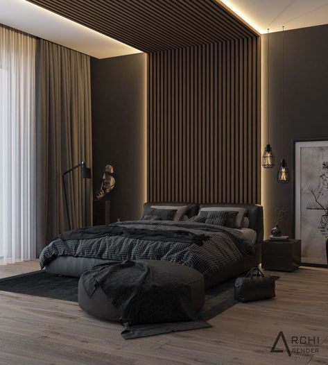 Bilik Kecil, Bilik Tidur Mewah, Reka Bentuk Dalaman, Bilik Idaman, Black Bedroom Design, Modern Luxury Bedroom, تصميم للمنزل العصري, Modern Bedroom Interior, Luxury Bedroom Design